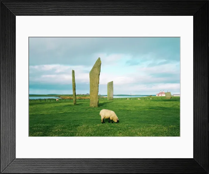 Framed Print : Standing Stones of Stenness Print