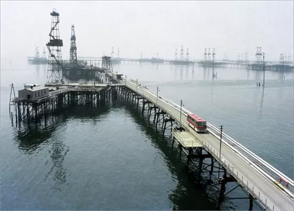 Soviet Caspian Sea oil fields, 1978