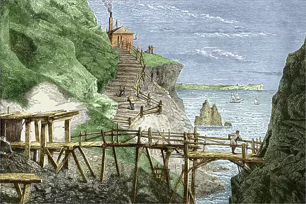 19th-century tin mine, Cornwall
