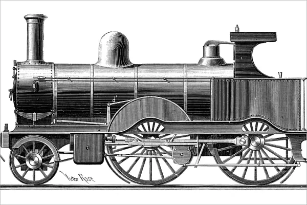 Webb compound steam locomotive, 1889