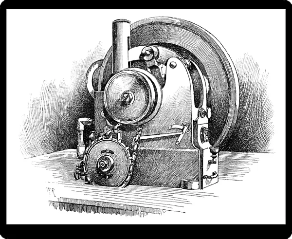 Petrol motor, 1890 C013  /  9076