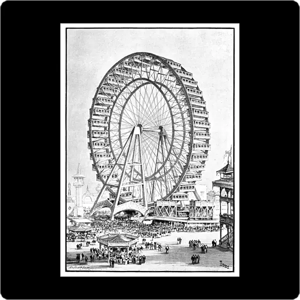 Chicago World Fair ferris wheel, 1893