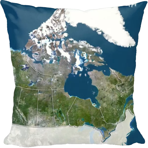 Quebec, Canada, satellite image