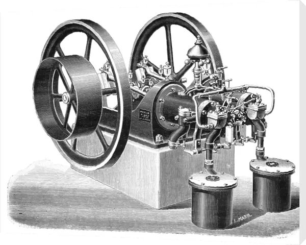 Charon gas engine, 1897