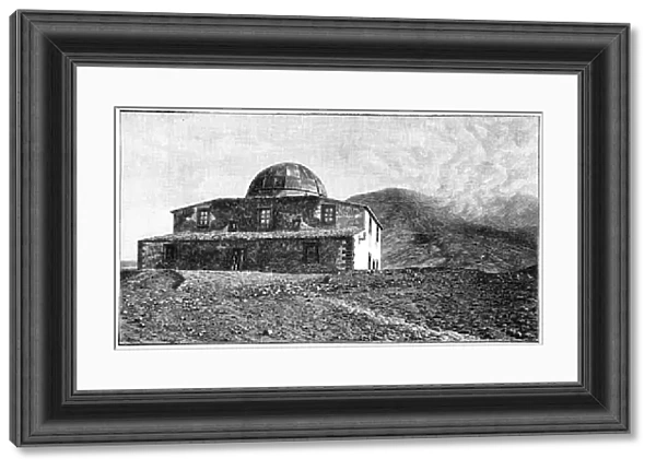 Mount Etna observatory, artwork