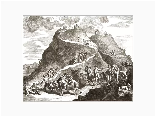 Mount Vesuvius, 18th century artwork