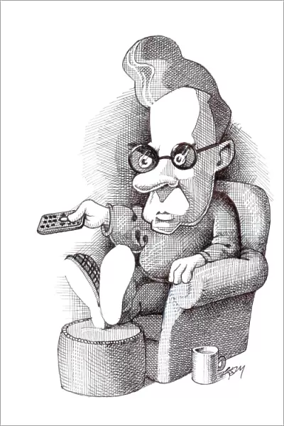 John Logie Baird, caricature