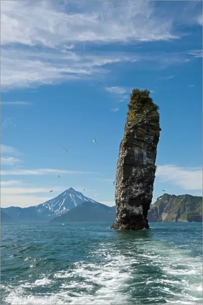 Natural stack near Kamchatka, Russia