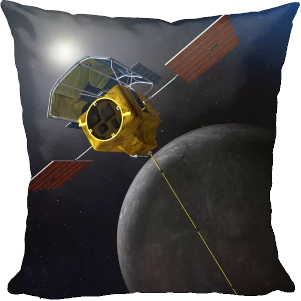 MESSENGER spacecraft at Mercury, artwork C017  /  7337