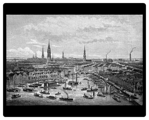 Kehrwieder, Hamburg, 19th Century Germany C018  /  7063