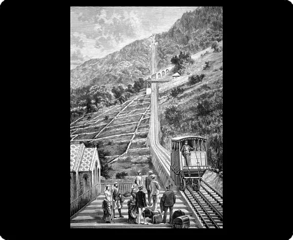 Swiss rack-and-pinion railway, artwork C018  /  7092