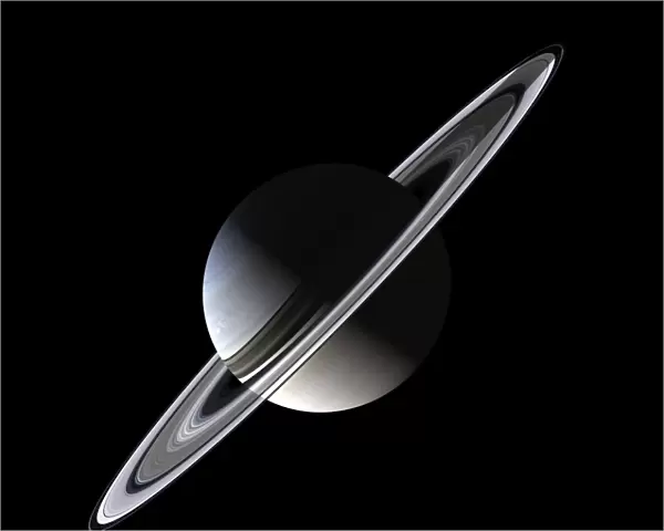 Saturn from space, artwork C017  /  7359