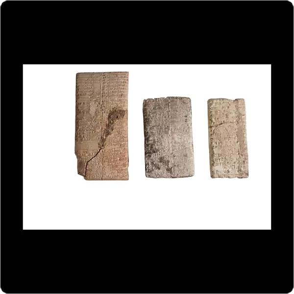 Cuneiform clay tablets