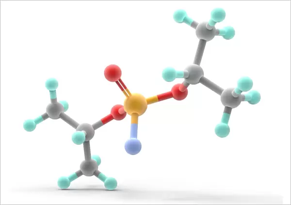 Sarin nerve gas molecule F007  /  9938