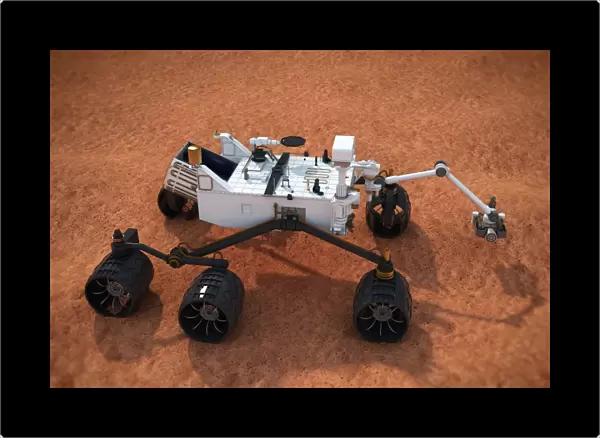 Curiosity Mars rover, artwork F007  /  6887