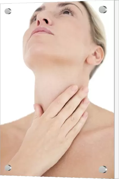 Womans throat
