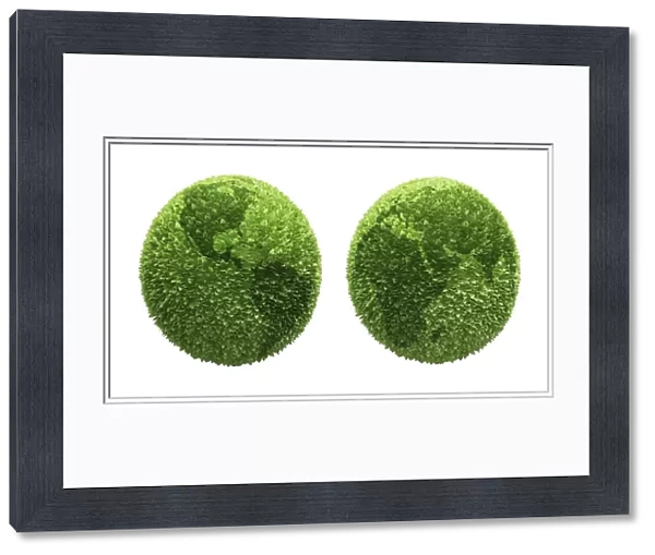 Green planet, conceptual artwork F006  /  3751