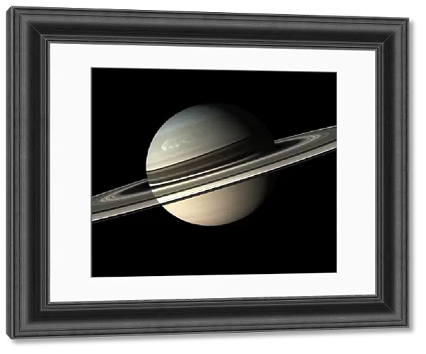 Saturn from space, artwork C017  /  7355
