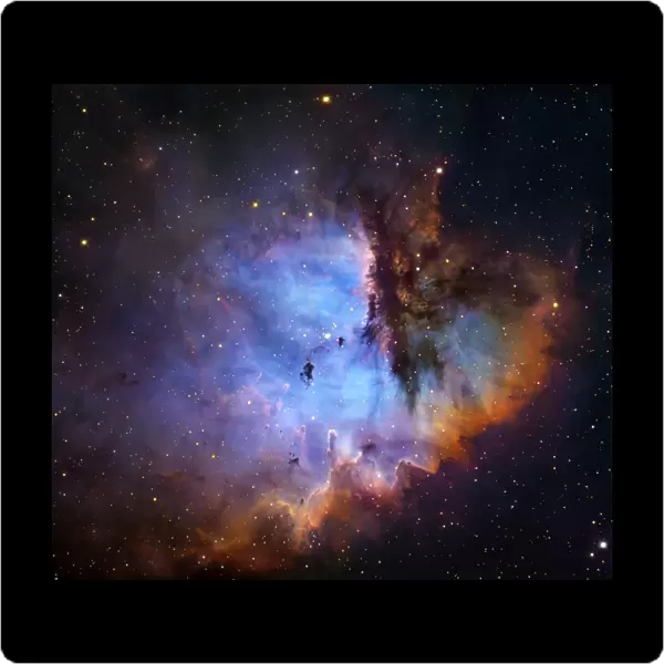 NGC 281 starbirth region, optical image C017  /  3732