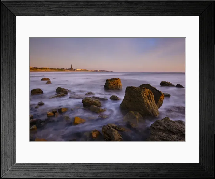 Framed Print : Tynemouth Long Sands Print Framed Print : Tynemouth Long Sands Print