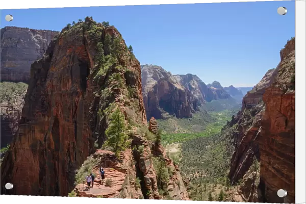 Trail to Angels Landing, Zion National Park, Utah, United States of America, North America