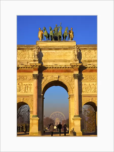 Arc de Triomphe du Carrousel, Paris, France, Europe