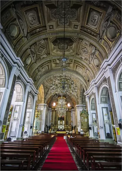 Interior of the San Augustin Church, Intramuros, Manila, Luzon, Philippines, Southeast Asia, Asia
