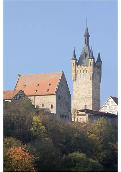 Blauer Turm Tower, Bad Wimpfen, Neckartal Valley, Baden Wurttemberg, Germany, Europe