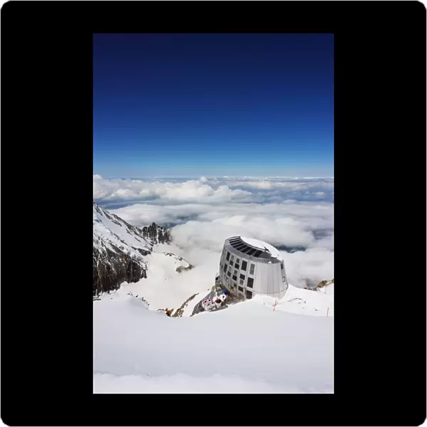 Mont Blanc Gouter refuge, Chamonix Valley, Rhone Alps, Haute Savoie, France, Europe