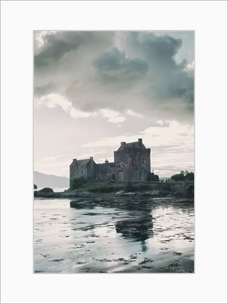 Eilean Donan castle, where Loch Duich, Loch Long and Loch Alsh meet in the western Highlands of Scotland, United Kingdom, Europe