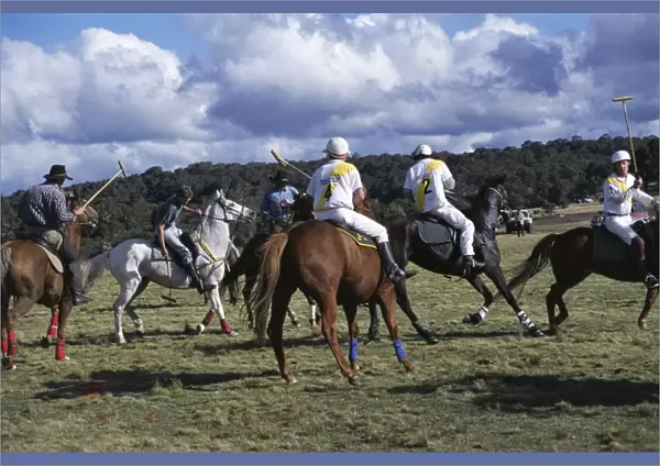The Geeburg Polo Match, Bushmen versus Melbourne Polo Club, Australia, Pacific