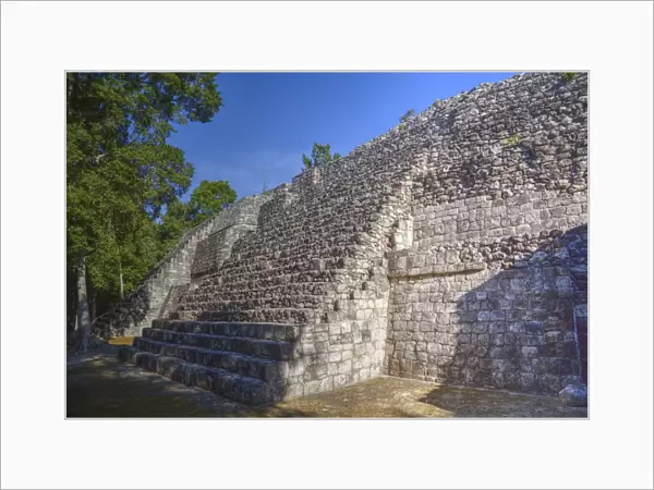 Structure I, Balamku, Mayan archaeological site, Peten Basin, Campeche, Mexico, North