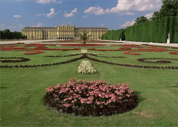 Schonbrunn Palace and Gardens, UNESCO World Heritage Site, Vienna, Austria