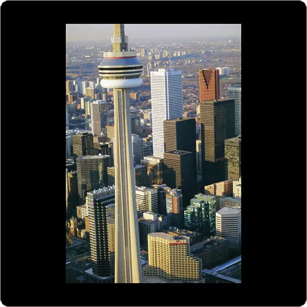 CN Tower and skyline of Toronto, Ontario, Canada