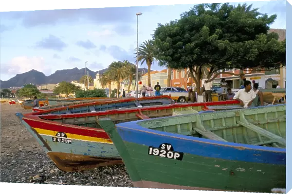 Waterfront, Mindelo, island of Sao Vicente, Cape Verde Islands, Africa