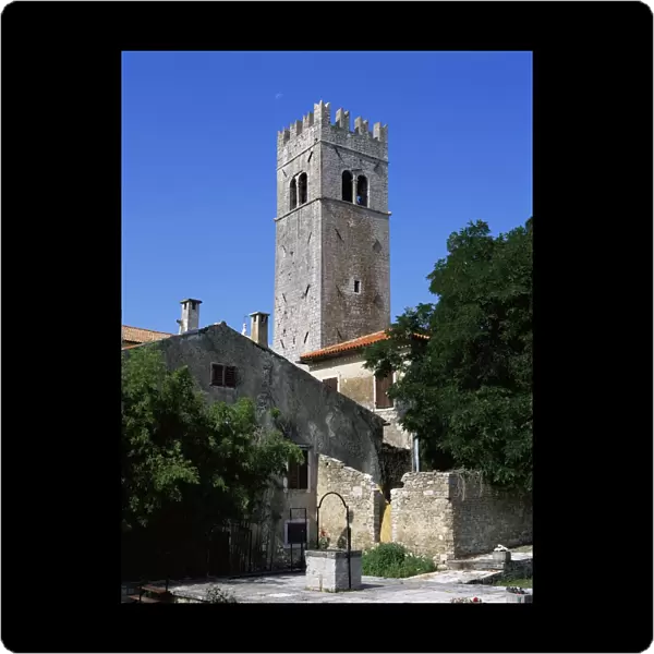 St. Stephens church, Motovun, Istria district, Croatia, Europe