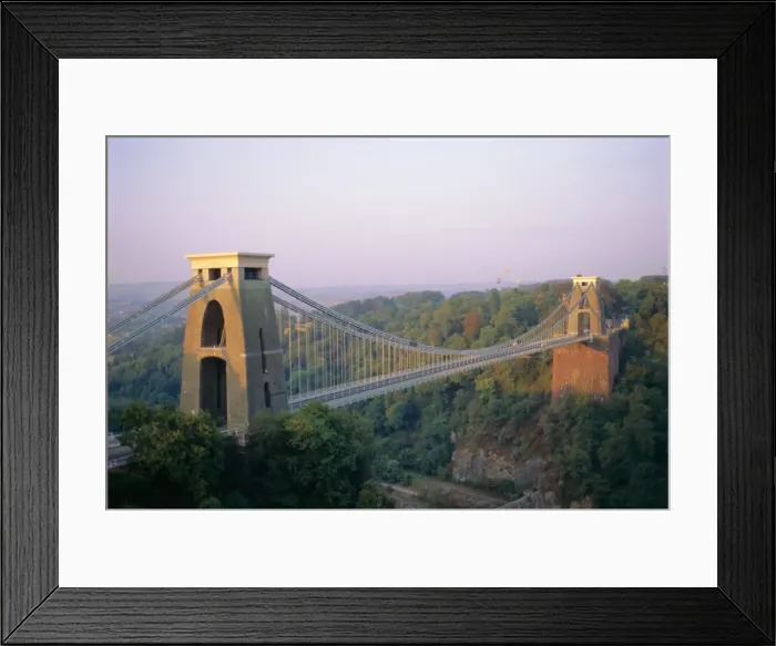 Framed Print : Clifton Suspension Bridge Print