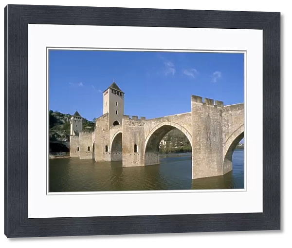 Valentre bridge, Cahors, Quercy region, Lot, France, Europe