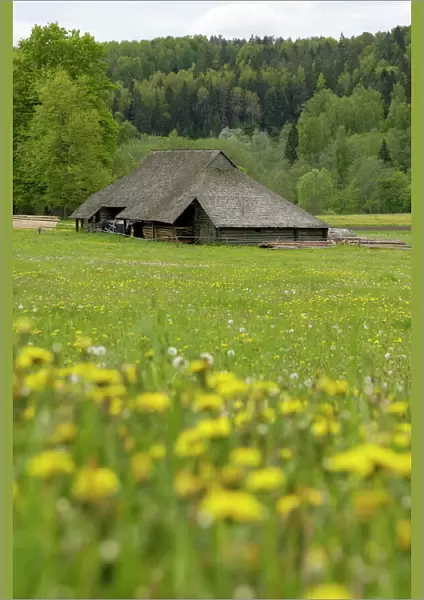Typical Latvian farmstead