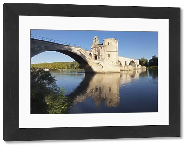 Bridge St. Benezet over Rhone River, UNESCO World Heritage Site, Avignon, Vaucluse