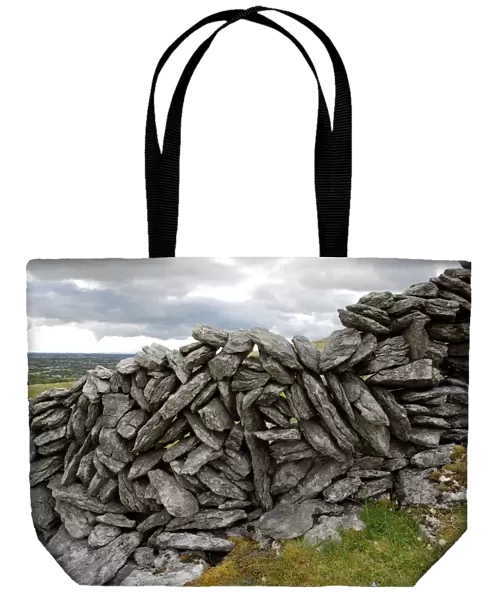 Dry stone wall on The Burren