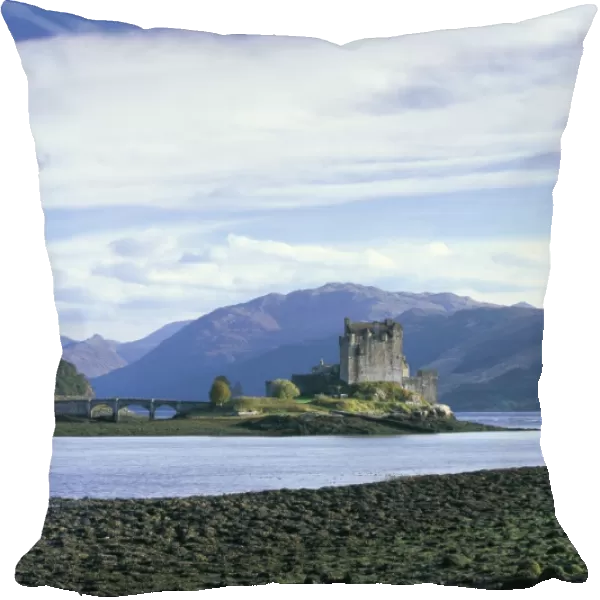 Eilean Donan castle at low tide