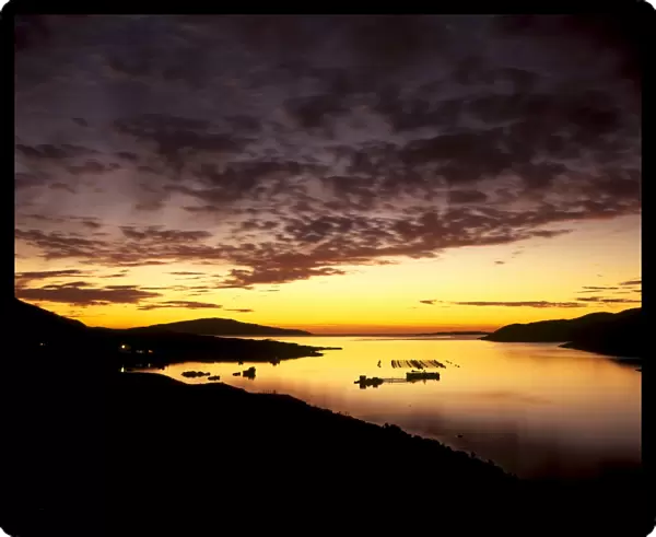 West Loch Tarbert at sunset