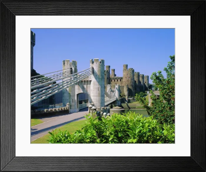 Framed Print : Conway Castle Print, North Wales Landscape Framed Print : Conway Castle Print, North Wales Landscape