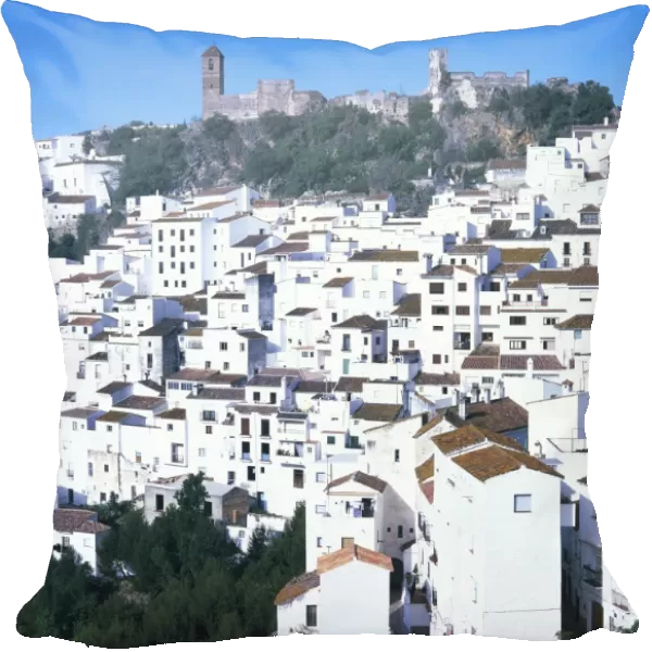 Casares, typical white town in Andalucia (Andalusia)