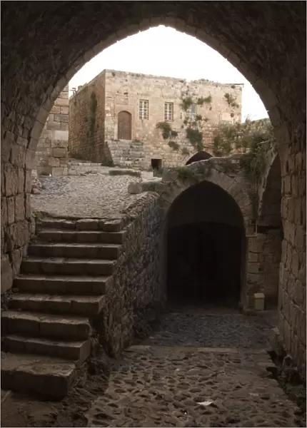 Archway in Krak des Chevaliers castle (Qala at al-Hosn)