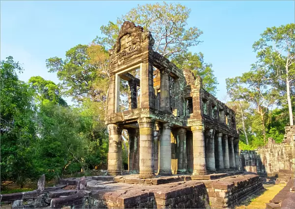 Prasat Preah Khan temple ruins, Angkor, UNESCO World Heritage Site, Siem Reap Province