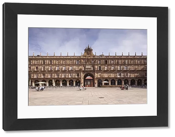 Plaza Mayor in Salamanca, UNESCO World Heritage Site, Castile and Leon, Spain, Europe