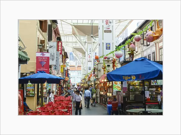 Food Street in Chinatown, Singapore, Southeast Asia, Asia