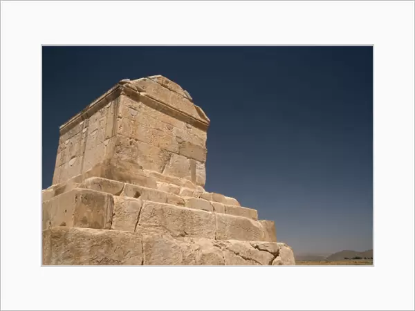 Tomb of Cyrus the Great, 576-530 BC, Pasargadae, UNESCO World Heritage Site, Iran